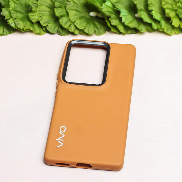 Spoov Brown Silicone  Case for Vivo V27