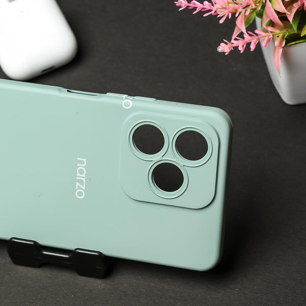 Light Green Camera Original Silicon Case for Realme Narzo N53