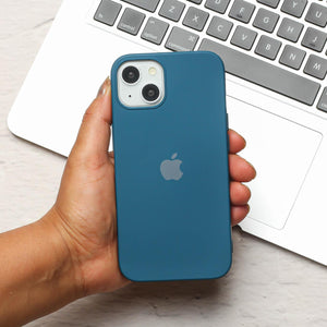 Cosmic Blue Original Silicone case for Apple iphone 13