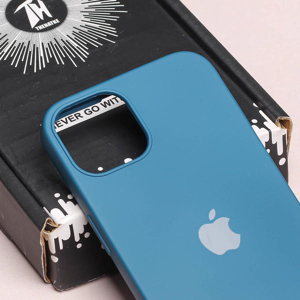 Cosmic Blue Original Silicone case for Apple iphone 13