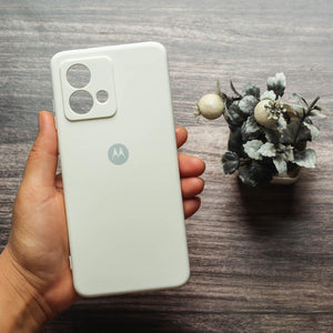 White Camera Original Silicone case for Motorola Edge 40 Neo