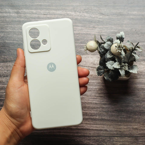 White Camera Original Silicone case for Motorola Edge 40 Neo