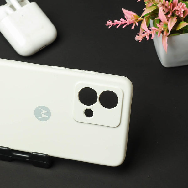 White Camera Original Silicone case for Motorola Edge 40 Neo