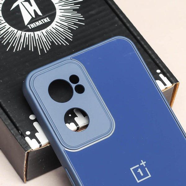 Dark Blue camera Safe mirror case for Oneplus Nord CE 2