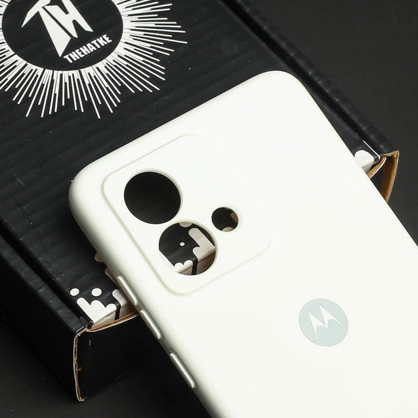 White Camera Original Silicone case for Motorola Edge 40 Neo