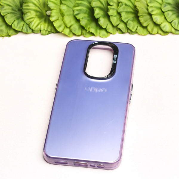 Purple Rgiem Slim Slicone Non-Yellowing Protective Case for Oppo A9 2020