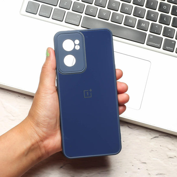 Dark Blue camera Safe mirror case for Oneplus Nord CE 2