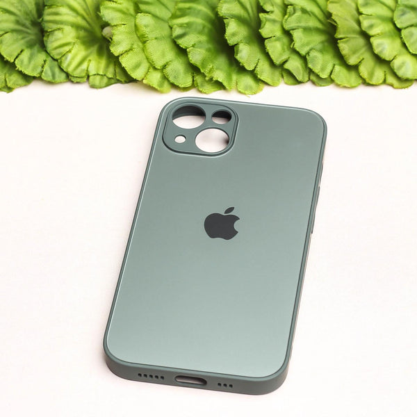 Grey Matte Fiber Silicone case for Apple iphone 13