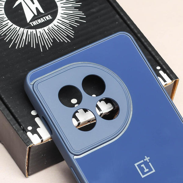 Dark Blue camera Safe mirror case for Oneplus 11R