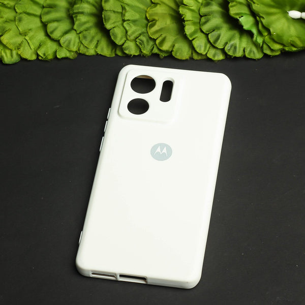 White Camera Original Silicone case for Motorola Edge 40