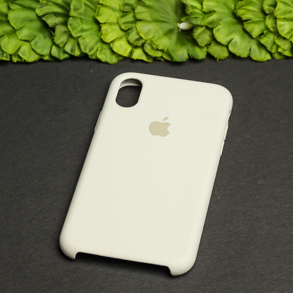 Cream Original Silicone case for Apple iphone Xs Max