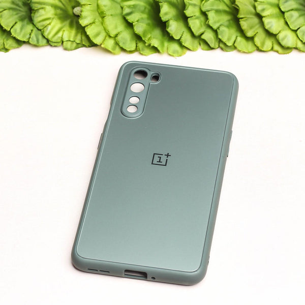 Grey Matte Fiber Silicone case for Oneplus Nord