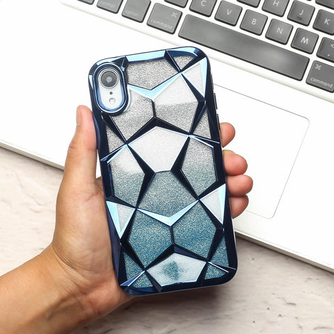 Dazzle Blue Silicone case for Apple iphone XR