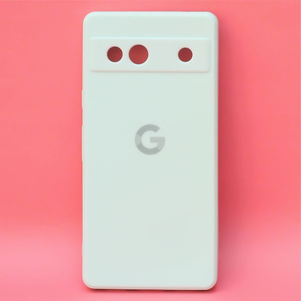 Light blue Candy Camera Silicone Case for Google Pixel 7