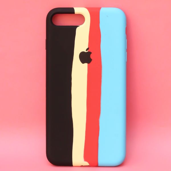 Ceramic Rainbow Silicone case for Apple iphone 7 Plus