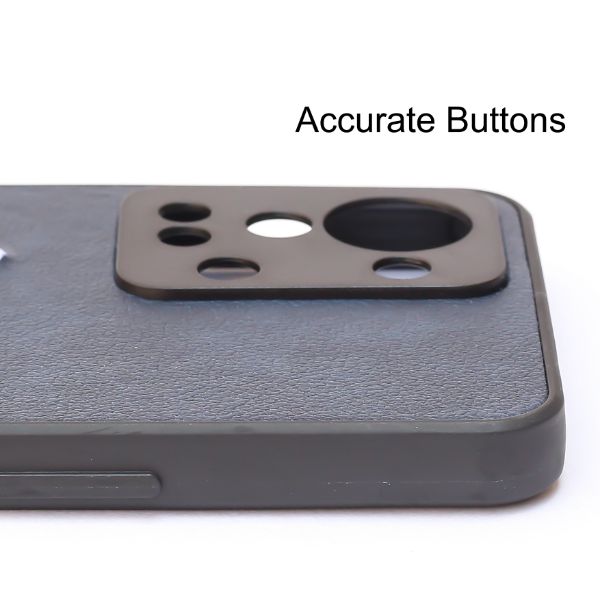 Dark Blue Leather Horse rider Ornamented for Oneplus Nord 2T