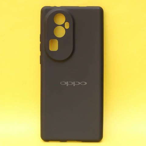 Black Silicone Case for Oppo Reno 10 Pro Plus 5g
