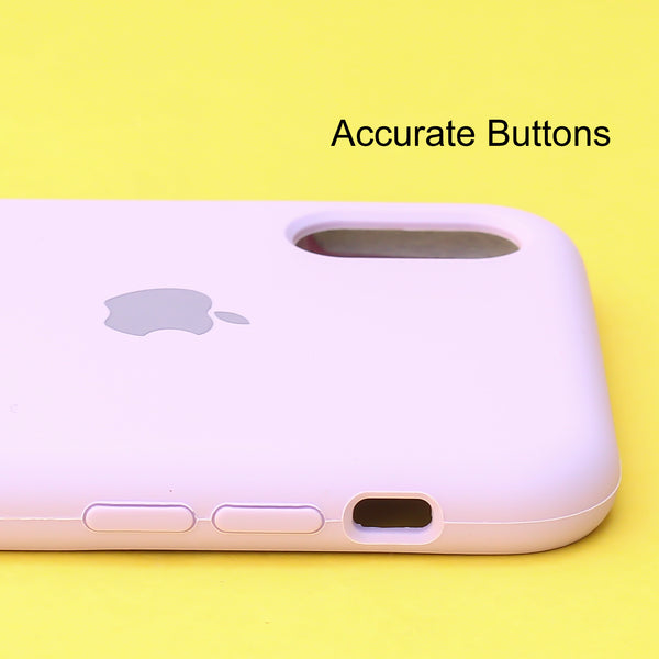 Purple Original Silicone case for Apple iphone Xs Max