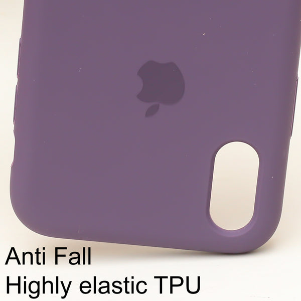 Deep Purple Original Silicone case for Apple iphone Xr