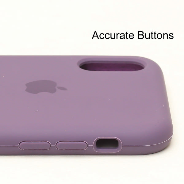 Deep Purple Original Silicone case for Apple iphone Xs Max