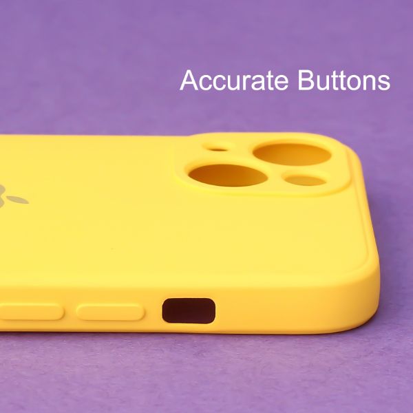 Yellow Candy Silicone Case for Apple Iphone 14