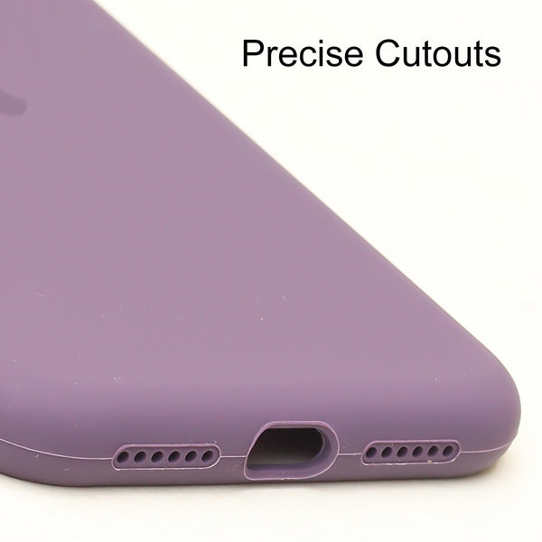 Deep Purple  Original Silicone case for Apple iphone 11