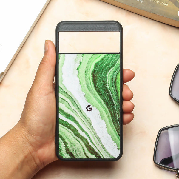 Greenstone Essence metal back case for Google Pixel 8A