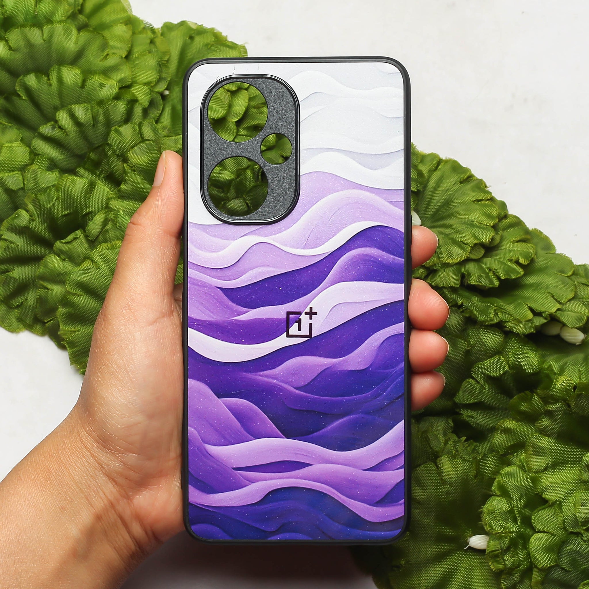 Purple Crest metal back case for OnePlus Nord CE 3 Lite