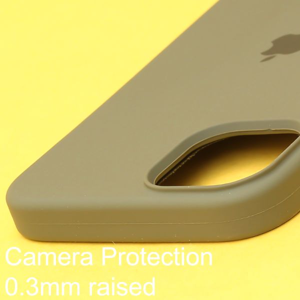 Olive Green Candy Silicone Case for Apple Iphone 13