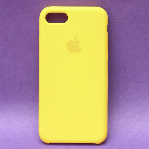 Yellow Original Silicone case for Apple iphone 7