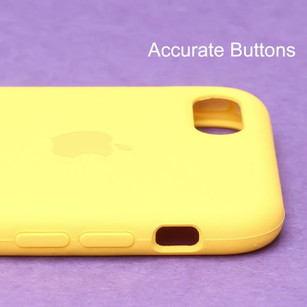 Yellow Original Silicone case for Apple iphone 7