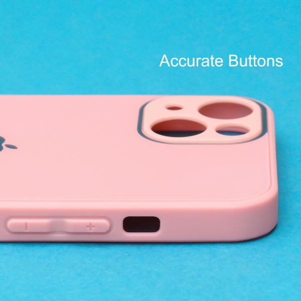 Pink camera Safe mirror case for Apple Iphone 13 Mini