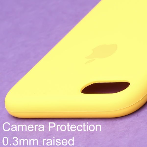 Yellow Original Silicone case for Apple iphone 8