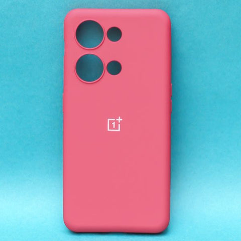 Dark Pink Original Silicone Case for Oneplus Nord 3