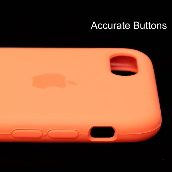 Orange Original Silicone case for Apple iphone 7