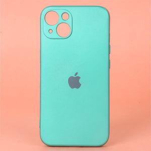 Dark Green Metallic Finish Silicone Case for Apple Iphone 14