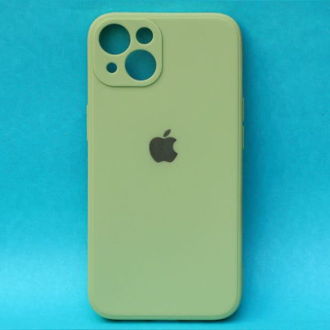 Light Green Candy Silicone Case for Apple Iphone 15