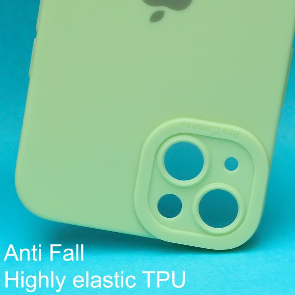 Light Green Spazy Silicone Case for Apple Iphone 14