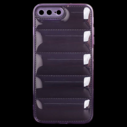 Purple Puffon silicone case for Apple iPhone 8 Plus