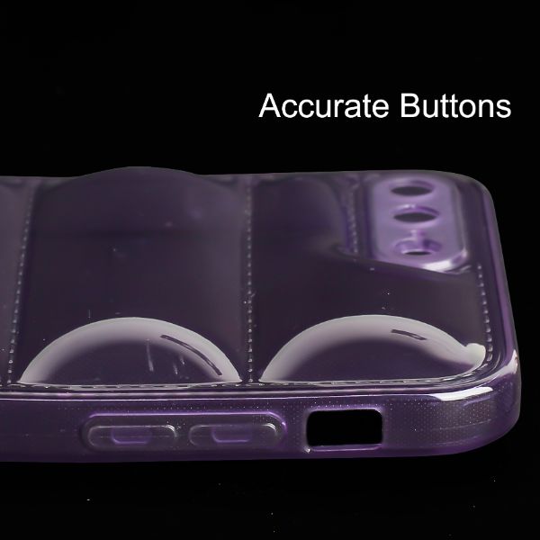 Purple Puffon silicone case for Apple iPhone 7 Plus