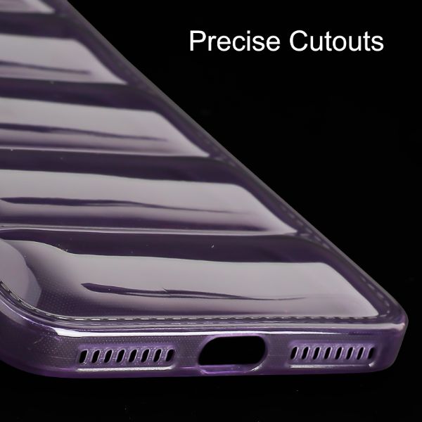 Purple Puffon silicone case for Apple iPhone 7 Plus