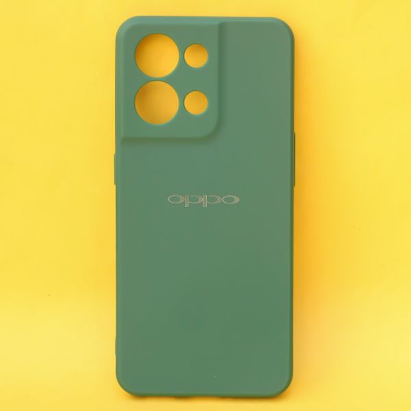 Dark Green candy Silicone Case for Oppo Reno 8