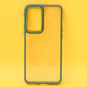 Dark Green Metal Safe Transparent Case for Nothing Phone 1
