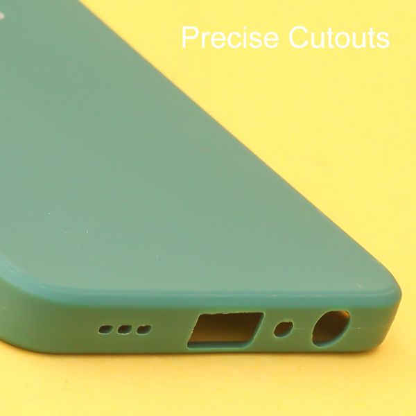 Dark Green candy  Silicone Case for Oppo F21 Pro 5g