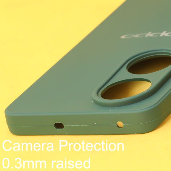 Dark Green candy Silicone Case for Oppo Reno 8T