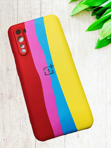 Red-Yellow Multivers Silicone Case for Oneplus Nord