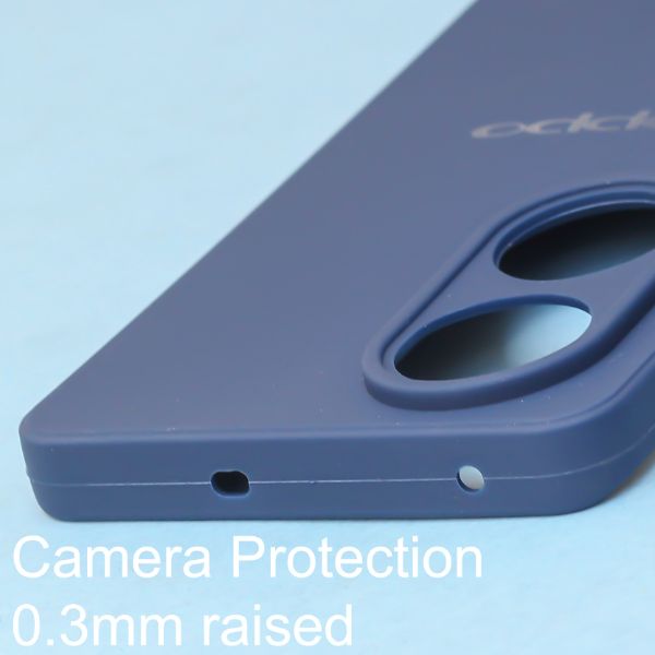 Dark Blue Candy Silicone Case for Oppo Reno 8T