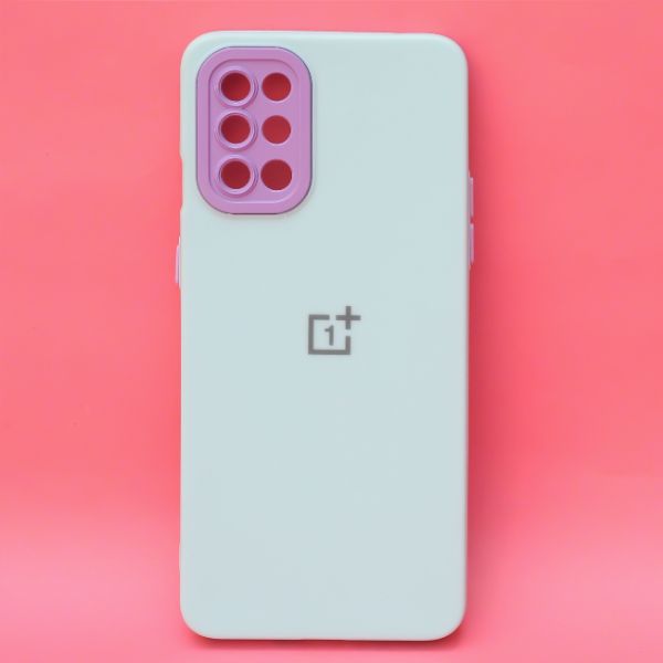 Light Blue Cherry Silicone Case for Oneplus 9R