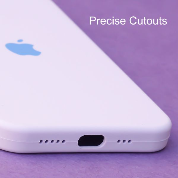 Purple Original Silicone case for Apple iphone 15 Plus