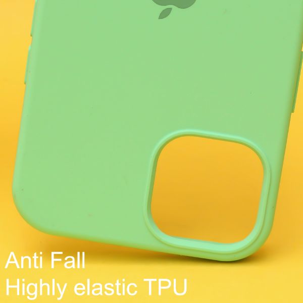 Neon Green Original Silicone case for Apple iphone 15 Plus